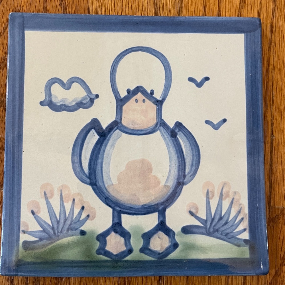M. A. Hadley Pottery tile
